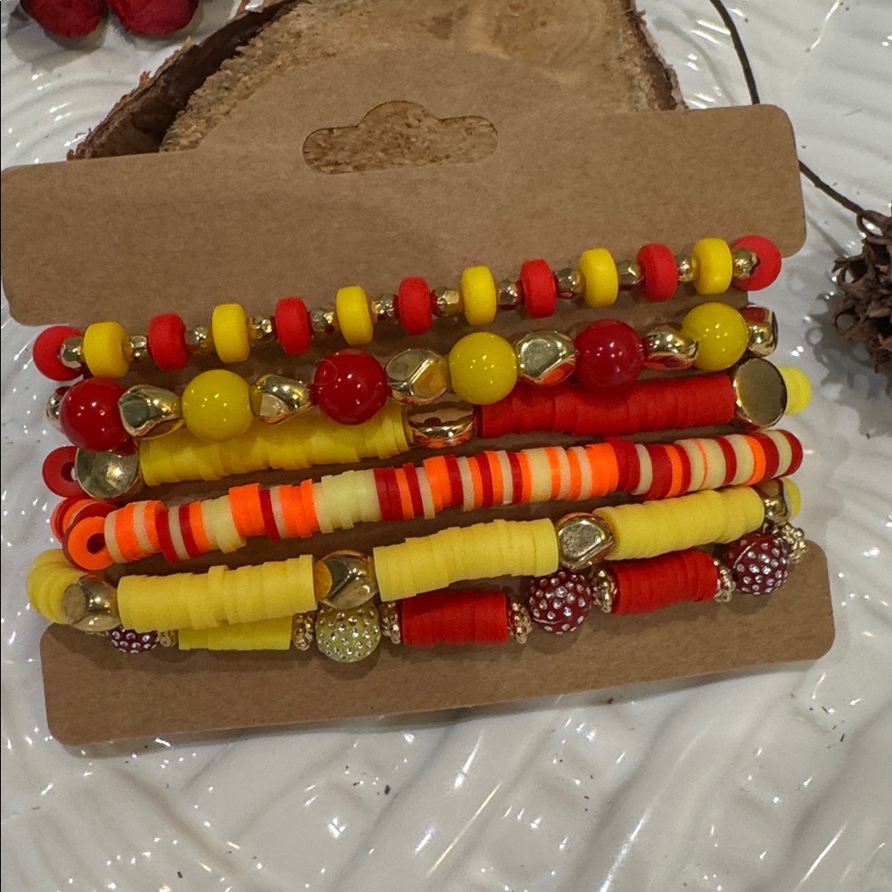 Fall Beaded Bracelet Stack - Picture 6 of 7
